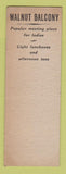 Matchbook Cover - Tiffin Room Grillette Kansas City MO SAMPLE