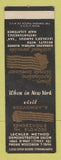 Matchbook Cover - Lechler Method Beauty Salon New York City  SAMPLE