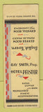 Matchbook Cover - Hotel Pfister Milwaukee WI SAMPLE
