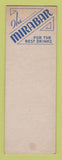 Matchbook Cover - Hotel Lincoln Indianapolis IN WEAR SAMPLE