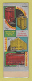 Matchbook Cover - Southwest Hotels Hot Springs Little Rock AR Memphis TN SAMPLE