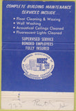 Matchbook Cover - Rogers Cleaning Contractors Olmsted Falls OH 40 Strike