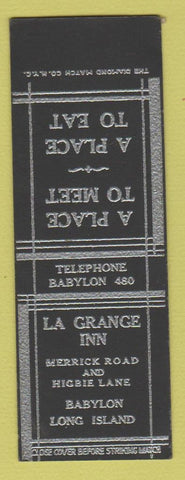 Matchbook Cover - La Grange Inn Babylon LI NY SAMPLE