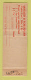 Matchbook Cover - 1961 Penn Football Schedule Pennsylvania Philadelphia PA