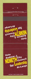 Matchbook Cover - Andrew Nemeth City Council Election 2003 Notre Dame Schedule