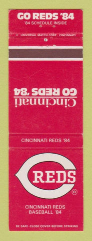 Matchbook Cover - 1984 Cincinnati Reds Baseball Schedule