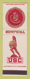 Matchbook Cover - University Southern California Trojans  1966 Football Schedule