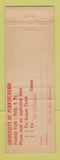 Matchbook Cover - 1960 Penn Football Schedule Pennsylvania Philadelphia PA