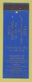 Matchbook Cover - Book of Knowledge Grolier Society New York City