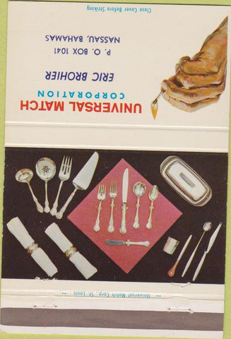 Matchbook Cover - Universal Match Nassau Bahamas 40 Strike