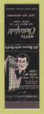 Matchbook Cover - Hotel Chesterfield New York City