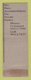 Matchbook Cover - Willy's Restaurant Grill New York City