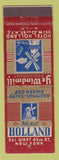 Matchbook Cover - Hotel Holland New York City