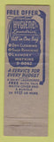 Matchbook Cover - Hygiene Laundry New York City
