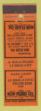 Matchbook Cover - Non Fluid Oil New York City