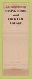 Matchbook Cover - Hotel Abbey New York City