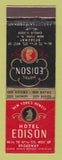 Matchbook Cover - Hotel Edison New York City