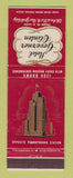Matchbook Cover - Hotel Governor Clinton New York City