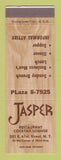 Matchbook Cover - Jasper Restaurant New York City