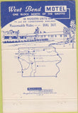 Matchbook Cover - Grotto of the Redemption West Bend IA 40 Strike