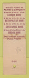 Matchbook Cover - Brass Rail Restaurants New York City