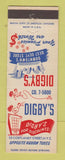 Matchbook Cover - Digby's Discount Store New York City