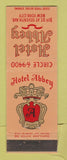 Matchbook Cover - Hotel Abbey New York City