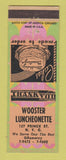 Matchbook Cover - Wooster Luncheonette New York City