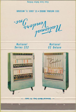 Matchbook Cover - National Vendors Inc Coin OP St Louis MO 40 Strike
