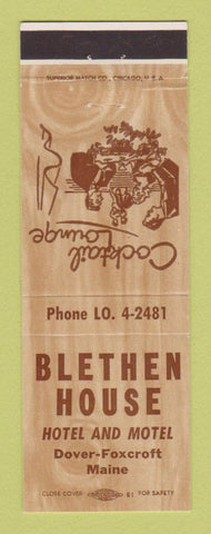 Matchbook Cover - Blethen House Dover Foxcroft ME