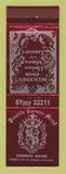 Matchbook Cover - Prestile Terrace Motel Caribou ME