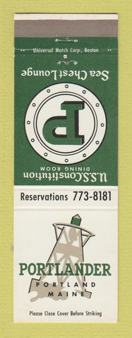 Matchbook Cover - Portlander Portland ME