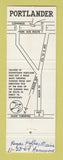 Matchbook Cover - Portlander Portland ME