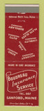Matchbook Cover - Boudreau Insurance Service Sanford ME