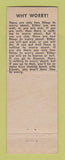 Matchbook Cover - Lancey House Pittsfield ME