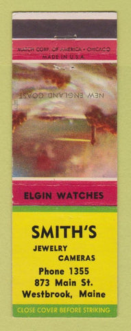 Matchbook Cover - Smith's Jewelry Cameras Westbrook ME