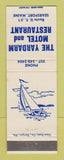 Matchbook Cover - Yardarm Motel Searsport ME