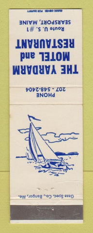 Matchbook Cover - Yardarm Motel Searsport ME