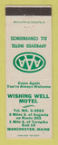 Matchbook Cover - Wishing Well Motel Manchester ME