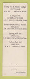 Matchbook Cover - Abe Martin Lodge Nashville IN