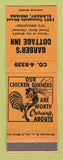 Matchbook Cover - Garber's Cottage Inn Elkhart IN