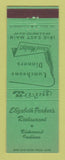 Matchbook Cover - Elizabeth Parker's Restaurant Richmoond IN