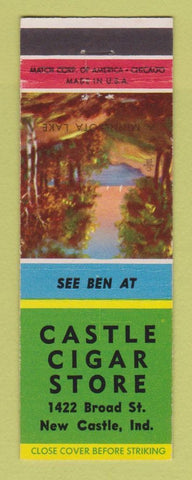 Matchbook Cover - Castle Cigar Store New Castle IN