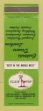 Matchbook Cover - The Village Pump Indianapolis IN restaurant