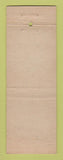 Matchbook Cover - Hotel Leamington Washington Indianapolis IN Minneapolis MN