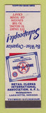 Matchbook Cover - Retail Clerks Union Lafayette IN