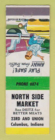 Matchbook Cover - North Side Market Columbus IN