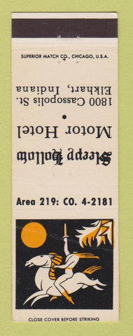 Matchbook Cover - Sleepy Hollow Motor Hotel Elkharrt IN
