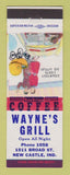 Matchbook Cover - Wayne's Grill New Castle IN