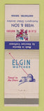 Matchbook Cover - Elgin Watches Webb & Son Huntington IN